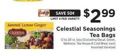 ShopRite Celestial Seasonings Tea Bags offer