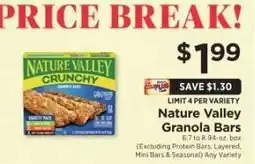 ShopRite Nature Valley Granola Bars offer