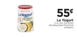 ShopRite La Yogurt offer