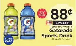 ShopRite Gatorade Sports Drink offer
