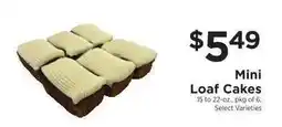 ShopRite Mini Loaf Cakes offer