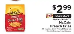 ShopRite McCain French Fries offer