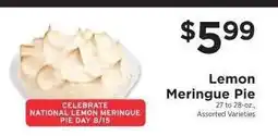 ShopRite Lemon Meringue Pie offer