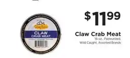 ShopRite Claw Crab Meat offer