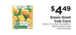 ShopRite Green Giant Cob Corn offer