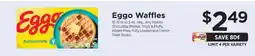 ShopRite Eggo Waffles offer