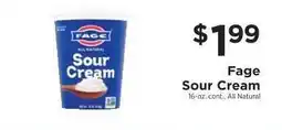 ShopRite Fage Sour Cream offer