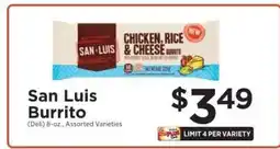 ShopRite San Luis Burrito offer