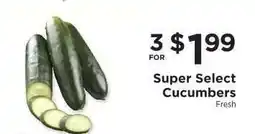 ShopRite Super Select Cucumbers offer