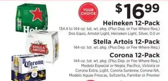 ShopRite Heineken 12 Pack offer
