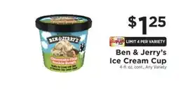 ShopRite Ben & Jerry’s Ice Cream Cup offer