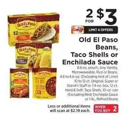 ShopRite Old El Paso Beans, Taco Shells or Enchilada Sauce offer