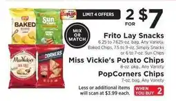 ShopRite Frito Lay Snacks offer