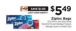ShopRite Ziploc Bags offer