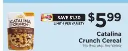 ShopRite Catalina Crunch Cereal offer