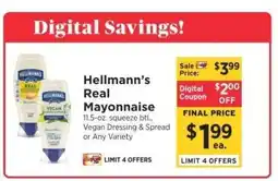 ShopRite Hellmann's Real Mayonnaise offer