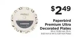 ShopRite Paperbird Premium Ultra Decorated Plates offer