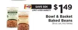 ShopRite Bowl & Basket Baked Beans offer