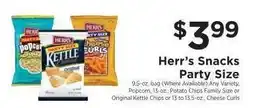 ShopRite Herr’s Snacks Party Size offer