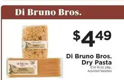 ShopRite Di Bruno Bros. Dry Pasta offer