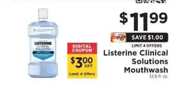 ShopRite Listerine Clinical Solutions Mouthwash offer