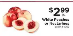 ShopRite White Peaches or Nectarines offer
