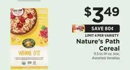 ShopRite Nature's Path Cereal offer