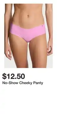 Victoria's Secret No-Show Cheeky Panty offer