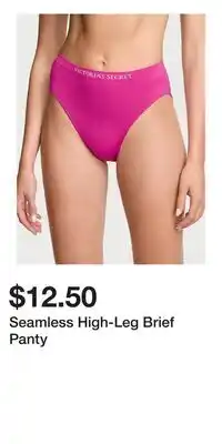 Victoria's Secret Seamless High-Leg Brief Panty offer