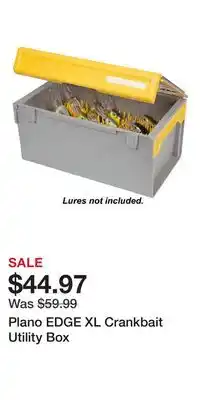 Cabela's Plano EDGE XL Crankbait Utility Box offer