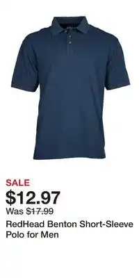 Cabela's RedHead Benton Short-Sleeve Polo for Men offer