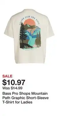 Cabela's Bass Pro Shops Mountain Path Graphic Short-Sleeve T-Shirt for Ladies offer