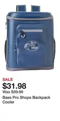 Cabela's Bass Pro Shops Backpack Cooler offer