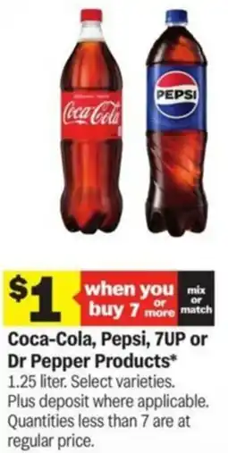 Meijer Coca-Cola, Pepsi, 7UP or Dr Pepper offer