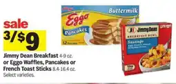Meijer Jimmy Dean Breakfast or Eggo Waffles offer