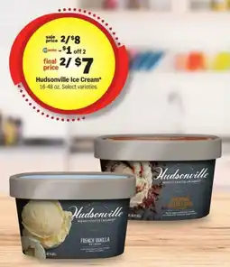 Meijer Hudsonville Ice Cream offer