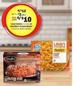 Meijer Lean Cuisine or Stouffer Frozen Meals offer