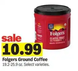 Meijer Folgers Ground Coffee offer