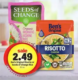 Meijer Ben's Original Risotto or Seeds of Change Rice offer