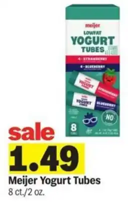 Meijer Meijer Yogurt Tubes offer