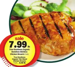 Meijer True Goodness Organic Boneless Skinless Chicken Breasts Fresh. offer
