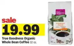 Meijer True Goodness Organic Whole Bean Coffee offer