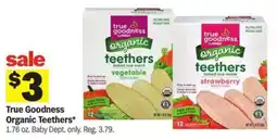 Meijer True Goodness Organic Teethers offer
