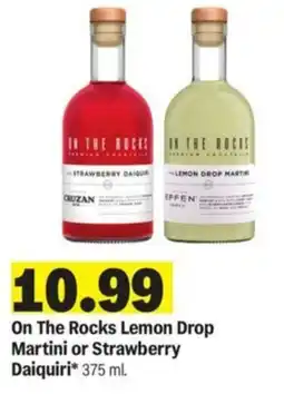 Meijer On The Rocks Lemon Drop Martini or Strawberry Daiquiri offer