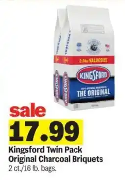 Meijer Kingsford Twin Pack Original Charcoal Briquets offer
