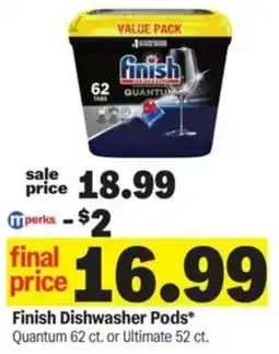 Meijer Finish Dishwasher Pods offer