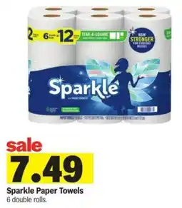 Meijer Sparkle Paper Towels offer