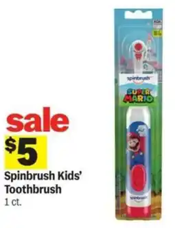 Meijer Spinbrush kids' toothbrush offer