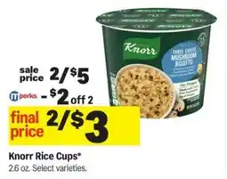 Meijer Knorr Rice Cups offer