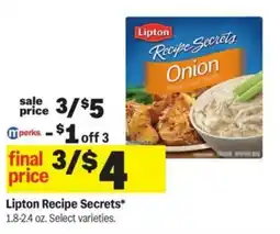 Meijer Lipton Recipe Secrets offer